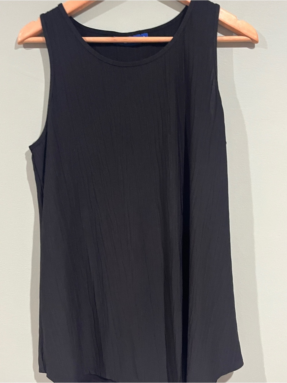 Apt. 9 Black Sleeveless Ribbed Tank Top